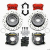 Wilwood Forged Dynalite P/S Park Brake Kit Drilled Red Mopar/Dana 2.50in Off w/Snap Ring Brng