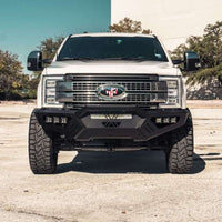 Road Armor 17-20 Ford F-250 SPARTAN Front Bumper Bolt-On Pre-Runner Guard - Tex Blk