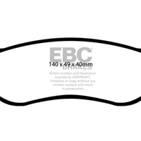 EBC 07-11 Ford Explorer Sport Trac 4.0 Ultimax2 Rear Brake Pads