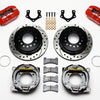 Wilwood Dynapro Low-Profile 11.00in P-Brake Kit Drill-Red Mopar/Dana 2.36in Off w/Snap Ring Brng