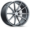 Vossen HF-3 20x10 / 5x112 / ET50 / Deep Face / 66.5 - Gloss Graphite Polished Wheel