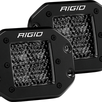 Rigid Industries D Series PRO Midnight Edition - Spot - Diffused - Pair