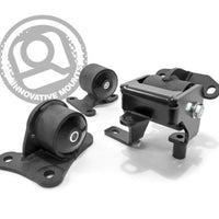 Innovative 97-01 Honda Prelude H/F Series Black Replacement Steel Mounts 75A Bushings