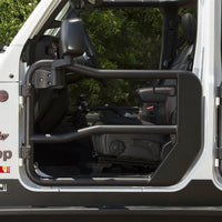 Rugged Ridge Fortis Front Tube Doors with Mirrors 18-23 Jeep Wrangler JL/JT