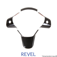 Revel GT Dry Carbon Steering Wheel Insert Covers Tesla Model 3 - 3 Piece