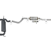 aFe Rebel Series 2.5in 409 SS Cat-Back Exhaust w/ Black Tips 2007+ Jeep Wrangler (JK) V6 3.6L/3.8L