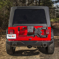 Rugged Ridge Spartacus HD Tire Carrier Whl Mount 87-06 YJ/TJ