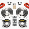 Wilwood Forged Dynalite P/S Park Brake Kit Red Small Ford 2.50in Offset