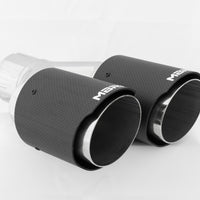 MBRP Universal Carbon Fiber Dual Tip 3.5in OD/2.5in Inlet