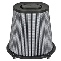 aFe Quantum Pro DRY S Air Filter Flat Top - 5in Flange x 9in Height