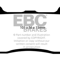 EBC Brakes Yellowstuff Performance Brake Pads