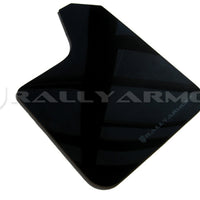 Rally Armor Universal UR Black Mud Flap Red Logo - Pair