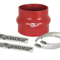 aFe Magnum FORCE CAI Univ. Silicone Coupling Kit (3.75in. ID to 3.5in. ID) Straight Reducer - Red