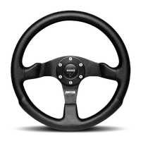 Momo Competition Steering Wheel 350 mm - Black AirLeather/Black Spokes