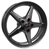 Race Star 92 Drag Star Bracket Racer 17x9.5 5x4.75 B.C./ 6.875 B.S. Metallic Gray Wheel