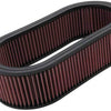 K&N Custom Oval Air Filter 7.75in OW X 14.625in OL x 4in H