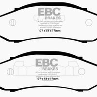 EBC 97-99 Jeep Cherokee 2.5 82mm High Rotors Yellowstuff Front Brake Pads