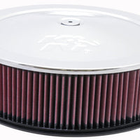 K&N Universal Custom Air Filter - Round 7-5/16in. Flange / 14in. OD / 12in. ID / 5.5in. Height