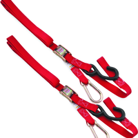 BikeMaster Tiedown Carabiner Softhook - Red