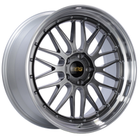 BBS LM 20x9 5x120 ET20 Diamond Black Center Diamond Cut Lip Wheel -82mm PFS/Clip Required