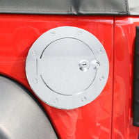 Rugged Ridge 07-18 Jeep Wrangler JK Stainless Steel Locking Gas Cap Door