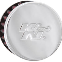 K&N 1.25in Flange ID x 3in OD x 2.5in H Rubber Base Crankcase Vent Filter