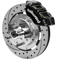 Wilwood 70-81 FBody/75-79 A&XBody Dynapro Frt Brk Kit 11.75in D/S Rtr Blk Caliper Use w/ PD Spindle