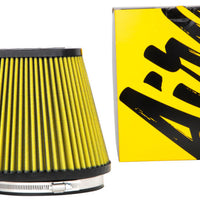 Airaid Universal Air Filter - Cone 6in F x 9x7-1/4in B x 6-1/4x3-3/4in T x 7in H - Synthamax