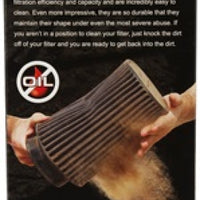 AEM Dryflow Conical Air Filter 2.75in Flange ID / 6in Base OD / 5.125in Top OD / 9.125in Height