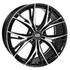 Enkei ONX 17x7.5 5x114.3 45mm Offset 72.6mm Bore Black Machined Wheel