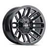 Mayhem 8108 Decoy 20x9 / 6x135 BP / 0mm Offset / 106mm Hub Black w/ Milled Spokes Wheel