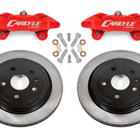 BMR 14-19 Chevrolet Corvette C7 Brake Kit For 15in Conversion Solid Rotors Red Calipers