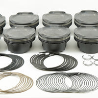 Mahle MS Piston Set Ford Coyote 314ci 3.701in Bore 3.650in Stroke 5.933in Rod .866 Pin -1cc 11CR