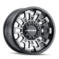 Mayhem 8113 Cortex 20x10 / 5x127 BP / -19mm Offset / 87.1mm Hub Matte Black w/ Dark Tint Wheel