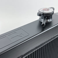 CSF Nissan R33 Skyline GT-R/GTS Full Billet Aluminum High-Performance Radiator - Black