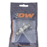 DeatschWerks 6AN Male Flare To 6AN Male Flare Bulkhead Adapter (Incl. Nut)