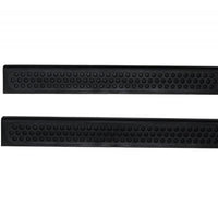 AVS Universal Stepshields Door Sills 2pc - Black