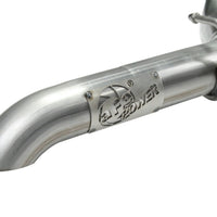 aFe MACHForce XP Exhaust Cat-Back SS-409 04-06 Jeep Wrangler TJ Unl L6 4.0L 2.5in Off-Road No Tip