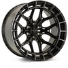 Vossen HFX-1 17x9 / 6x139.7 / ET0 / Deep / 106.1 CB - Tinted Gloss Black Wheel