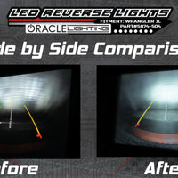 Oracle Rear Bumper LED Reverse Lights for Jeep Wrangler JL - 6000K SEE WARRANTY