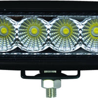 Hella Value Fit Mini 6in LED Light Bar - Flood Beam Pedestal