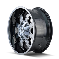 Mayhem 8103 Fierce 20x10 / 8x165.1 BP / -19mm Offset / 130.8mm Hub Chrome Wheel