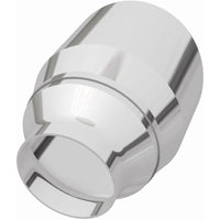 MagnaFlow Tip Stainless Double Wall Round Single Outlet Polished 4.5in DIA 2.5in Inlet 5.75in Length