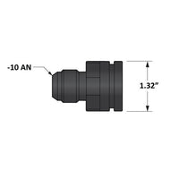 Fleece Performance Universal Billet Aluminum Adapter Fitting -10AN Male to 1.325in O-Ring Bore