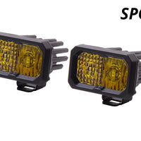 Diode Dynamics Stage Series 2 In LED Pod Sport - Yellow Spot Standard ABL (Pair)