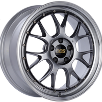 BBS LM-R 19x8.5 5x112 ET38 Diamond Black Center Diamond Cut Lip Wheel -82mm PFS/Clip Required