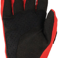 Answer 25 Peak Gloves Black/Red - XS