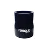 Torque Solution Transition Silicone Coupler: 2 inch to 2.25 inch Black Universal