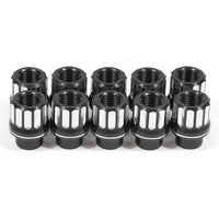 BMR 07-14 Ford Shelby GT500 Lug Nut Kit 1/2-20 RH Shank 12-pt Aluminum Set of 10