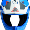 Answer AR1 Vendetta Helmet Blue/White/Orange Youth - Small